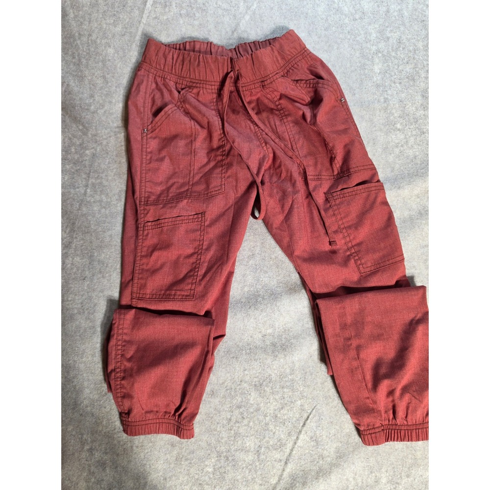 Scrubstar Heather Clay Cargo Jogger Scrub Pants XS WM40B070 Reddish Brown